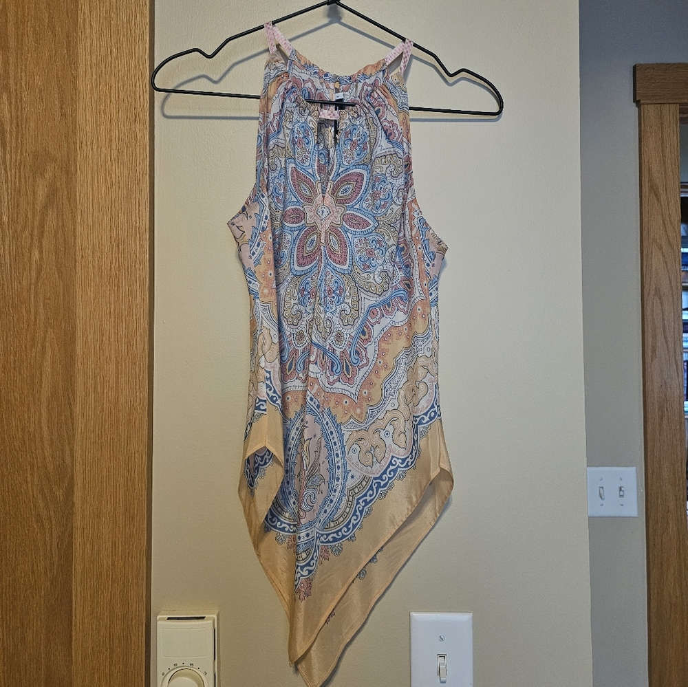 Robert Graham Multicolor Paisley Sleeveless Top